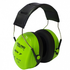 OREJERA DIADEMA STEELPRO MODELO ZEN7 FLUOR