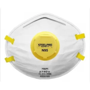 RESPIRADOR STEELPRO 2740V N95 CON VÁLVULA