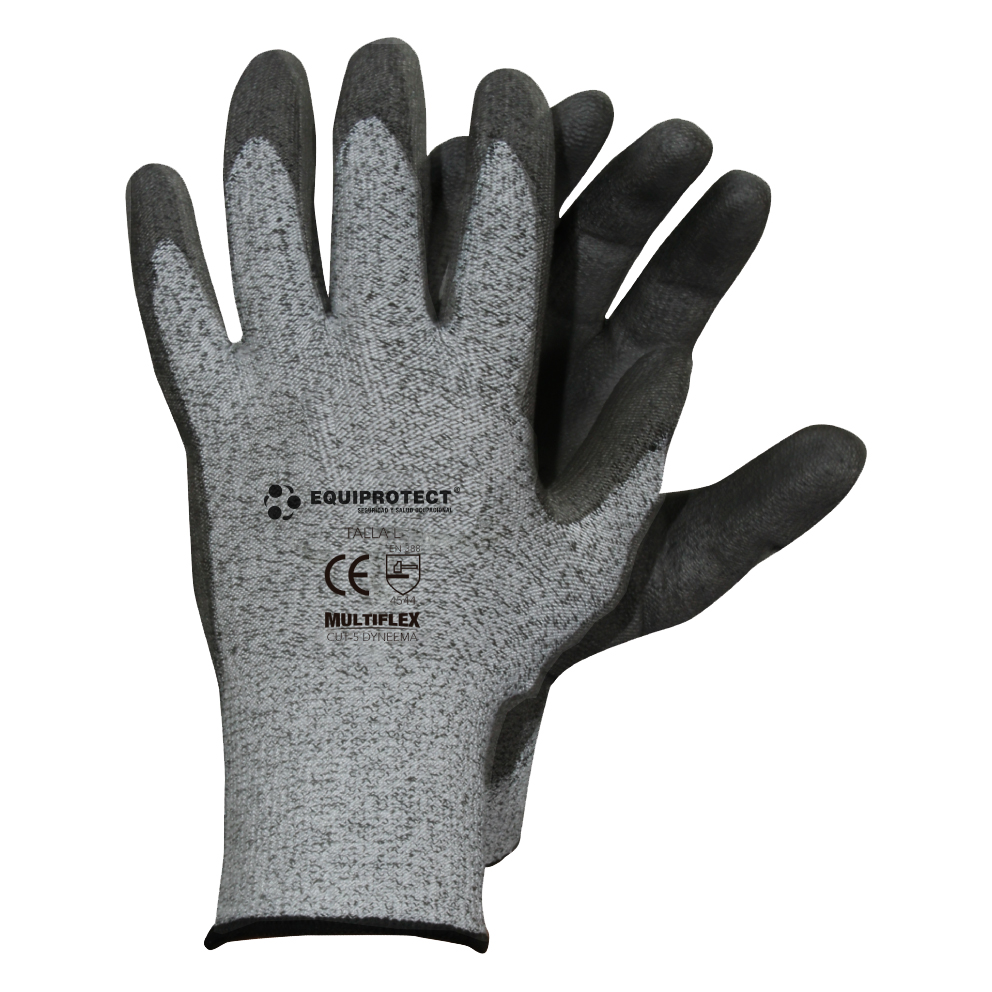 GUANTE MARCA EQUIPROTECT MULTIFLEX CUT 5 LATEX