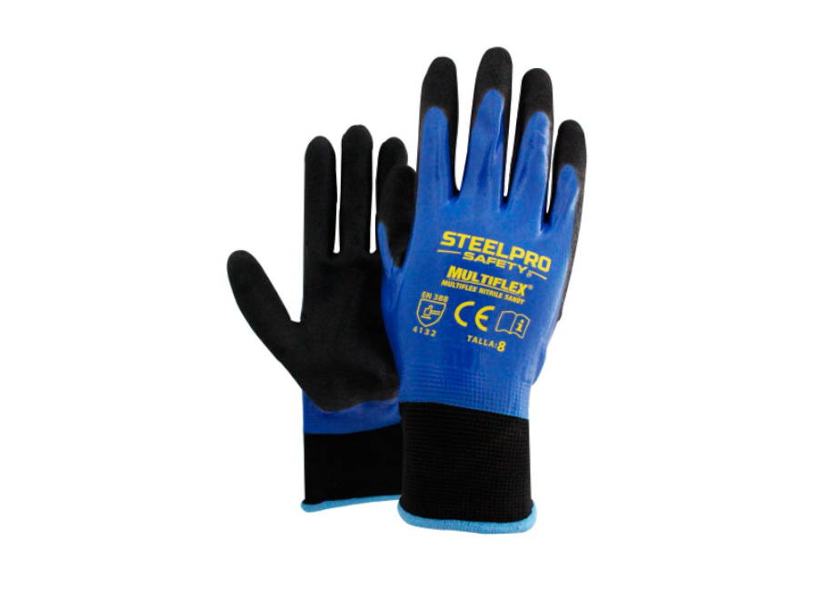GUANTE STEELPRO MULTIFLEX NITRILO SANDY